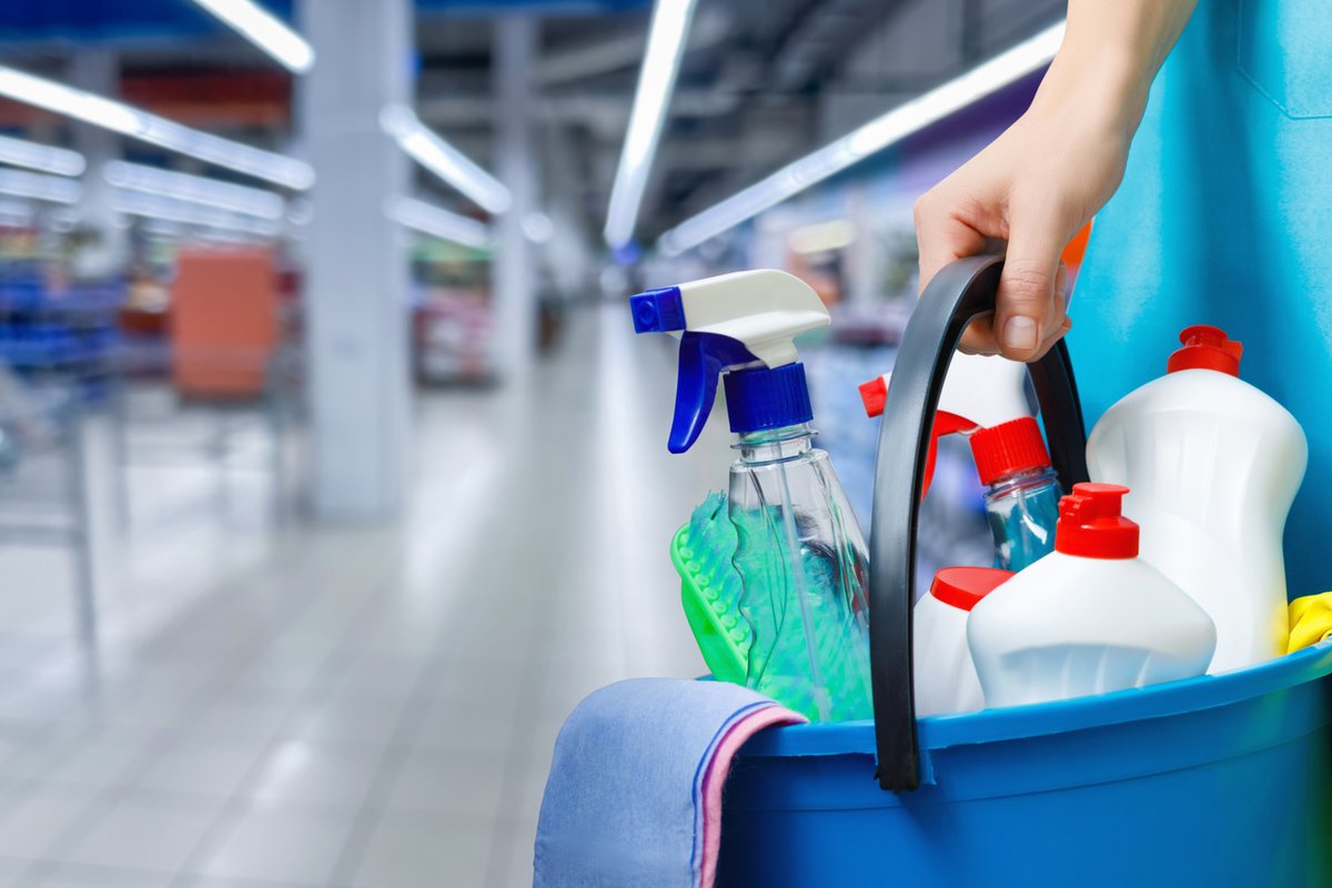 Professional cleaning supplies